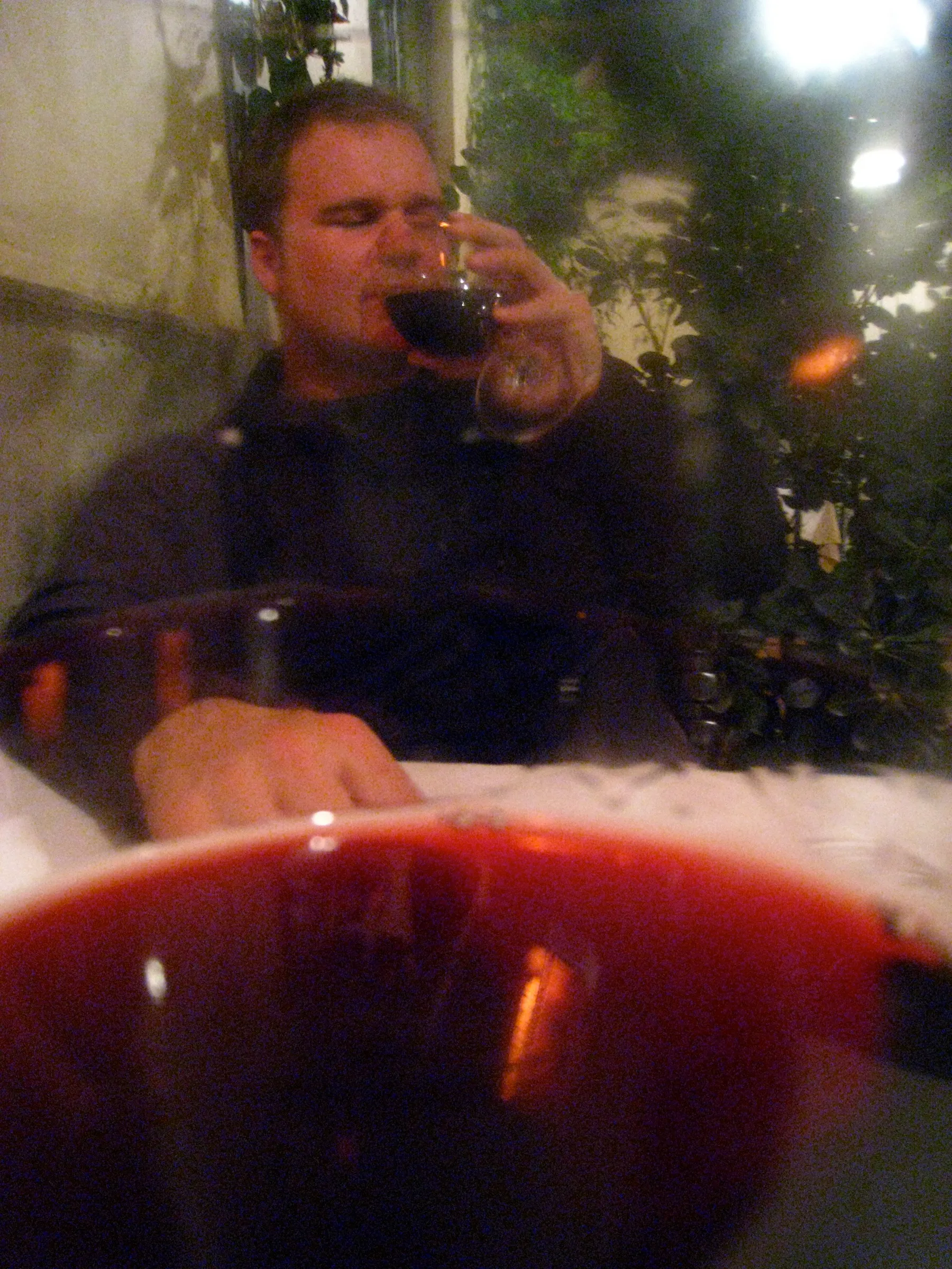 This Sangiovese was so complex I had to think about it