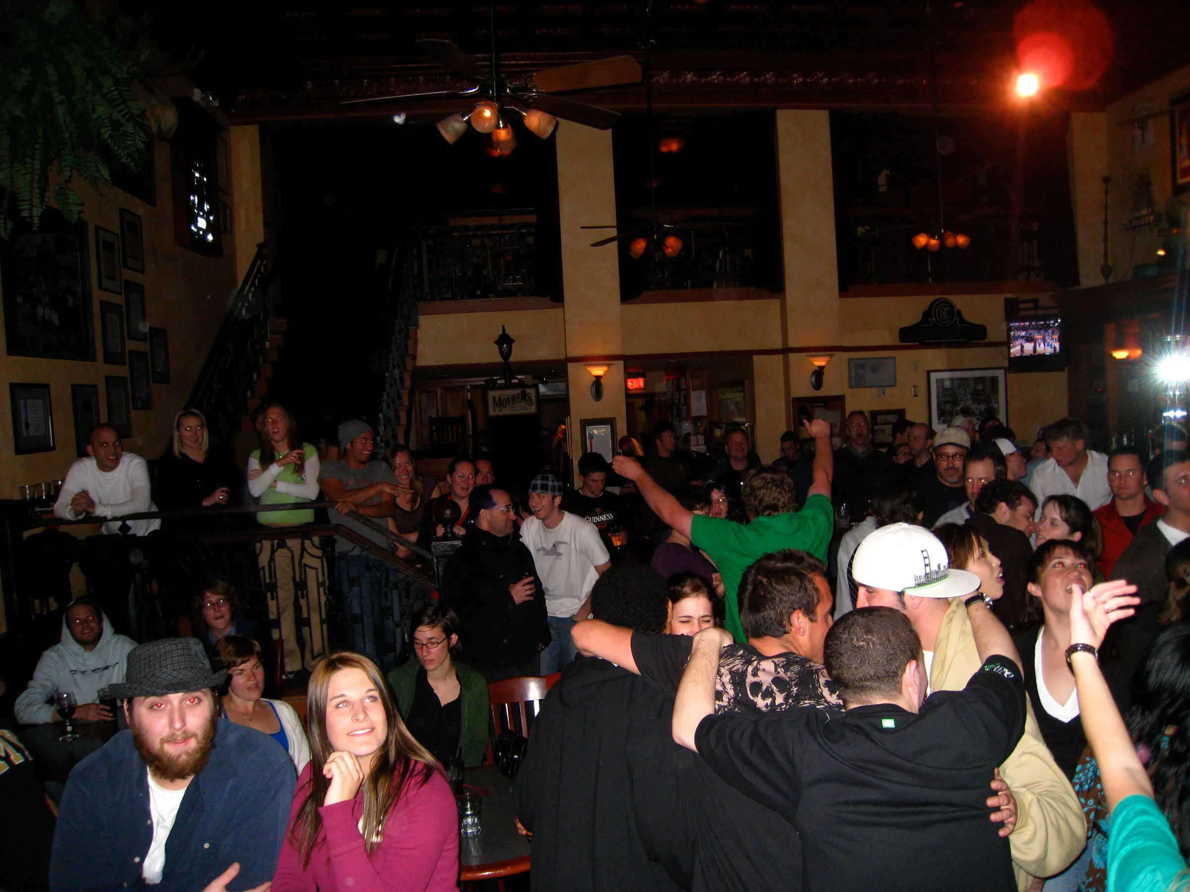 The crowd can’t contain themselves