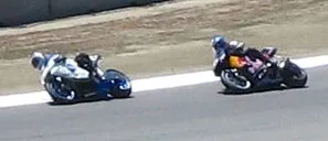 On Sunday, Sharon and I rode down to Salinas to see the MotoGP race at Laguna Seca