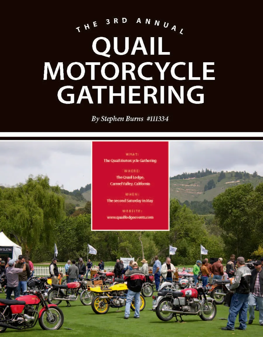 The Quail Motorcycle Gathering, page 3